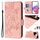 Per Xiaomi 14 5G Custodia per telefono antifurto in pelle RFID rosa goffrata (rosa) Per Xiaomi 14 5G Custodia per telefono antifurto in pelle RFID rosa goffrata (rosa)