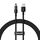 Baseus Gem Cavo dati USB trasparente da 2,4 A a 8 pin per ricarica rapida, lunghezza: 1 m (nero) Baseus Gem Cavo dati USB trasparente da 2,4 A a 8 pin per ricarica rapida, lunghezza: 1 m (nero)