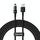 Baseus Gem Cavo dati USB trasparente da 2,4 A a 8 pin per ricarica rapida, lunghezza: 2 m (nero) Baseus Gem Cavo dati USB trasparente da 2,4 A a 8 pin per ricarica rapida, lunghezza: 2 m (nero)