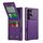 Per Samsung Galaxy S24 Ultra 5G Custodia per telefono in pelle con supporto verticale a ribalta (viola) Per Samsung Galaxy S24 Ultra 5G Custodia per telefono in pelle con supporto verticale a ribalta (viola)