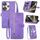 Per Xiaomi Redmi 13 4G Custodia per telefono in pelle con cerniera fiore in rilievo (viola) Per Xiaomi Redmi 13 4G Custodia per telefono in pelle con cerniera fiore in rilievo (viola)