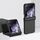 Per Xiaomi Mix Flip 3 in 1 Custodia per telefono in PC con effetto pelle (nero) Per Xiaomi Mix Flip 3 in 1 Custodia per telefono in PC con effetto pelle (nero)