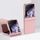 Per Xiaomi Mix Flip 3 in 1 Custodia per telefono in PC con effetto pelle (rosa) Per Xiaomi Mix Flip 3 in 1 Custodia per telefono in PC con effetto pelle (rosa)