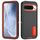 Per Google Pixel 9 Pro Custodia per telefono in silicone + PC robusto con supporto (nero + arancione) Per Google Pixel 9 Pro Custodia per telefono in silicone + PC robusto con supporto (nero + arancione)
