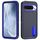 Per Google Pixel 9 Custodia per telefono in silicone + PC robusto con supporto (blu scuro + blu reale) Per Google Pixel 9 Custodia per telefono in silicone + PC robusto con supporto (blu scuro + blu reale)