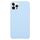 Custodia in silicone solido per iPhone 16 Pro (azzurro chiaro)