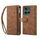 Per Motorola Moto G75 5G ESEBLE Retro Frosted RFID Custodia in pelle per telefono (marrone) Per Motorola Moto G75 5G ESEBLE Retro Frosted RFID Custodia in pelle per telefono (marrone)