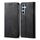 Per Samsung Galaxy S25+ 5G Custodia in pelle con flip orizzontale stile casual con texture denim (nero) Per Samsung Galaxy S25+ 5G Custodia in pelle con flip orizzontale stile casual con texture denim (nero)