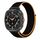 Per Samsung Galaxy Watch Ultra 47mm Cinturino per orologio con connettore in plastica e passante in nylon (nero arancione) Per Samsung Galaxy Watch Ultra 47mm Cinturino per orologio con connettore in plastica e passante in nylon (nero arancione)