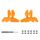 Per DJI Neo Sunnylife 2016S Drone Color 3-Blade Propeller, Quantità: 2 paia (arancione) Per DJI Neo Sunnylife 2016S Drone Color 3-Blade Propeller, Quantità: 2 paia (arancione)