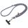 Cordino da collo per cellulare con fibbia in argento regolabile anti-smarrimento da 8 mm (grigio Maid) Cordino da collo per cellulare con fibbia in argento regolabile anti-smarrimento da 8 mm (grigio Maid)