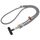Fibbia in argento da 8 mm regolabile anti-smarrimento tracolla per cellulare cordino da collo (grigio scuro) Fibbia in argento da 8 mm regolabile anti-smarrimento tracolla per cellulare cordino da collo (grigio scuro)