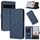 Per Google Pixel 6 Pro Custodia per telefono in pelle con fibbia a motivo triangolare (blu reale) Per Google Pixel 6 Pro Custodia per telefono in pelle con fibbia a motivo triangolare (blu reale)