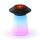 HX126 Sound Pickup RGB Light Volcano Umidificatore Fiamma simulata Macchina per aromaterapia, Colore: Nero HX126 Sound Pickup RGB Light Volcano Umidificatore Fiamma simulata Macchina per aromaterapia, Colore: Nero