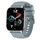 Orologio sportivo quadrato intelligente per monitoraggio della salute dell'ossigeno nel sangue/sonno/frequenza cardiaca (grigio argento) Orologio sportivo quadrato intelligente per monitoraggio della salute dell'ossigeno nel sangue/sonno/frequenza cardiaca (grigio argento)