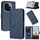 Per vivo iQOO Z9s Pro Custodia in pelle con fibbia a motivo triangolare (blu reale) Per vivo iQOO Z9s Pro Custodia in pelle con fibbia a motivo triangolare (blu reale)