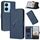 Per vivo Y78+ Custodia per telefono in pelle con fibbia a motivo triangolare (blu reale) Per vivo Y78+ Custodia per telefono in pelle con fibbia a motivo triangolare (blu reale)