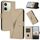 Per vivo Y100 Custodia per telefono in pelle con fibbia a motivo triangolare (oro) Per vivo Y100 Custodia per telefono in pelle con fibbia a motivo triangolare (oro)