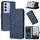Per vivo Y100 5G IDN Custodia in pelle con fibbia a motivo triangolare (blu reale) Per vivo Y100 5G IDN Custodia in pelle con fibbia a motivo triangolare (blu reale)