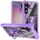 Per Samsung Galaxy S25+ 5G TPU + PC Lens Protection Custodia per telefono con supporto ad anello (viola)