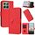 Per Honor X6a / X6b Custodia per telefono in pelle con fibbia a forma di triangolo globale (rosso) Per Honor X6a / X6b Custodia per telefono in pelle con fibbia a forma di triangolo globale (rosso)