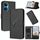 Per Honor X7 4G / Play 30 Plus Custodia in pelle con fibbia a motivo triangolare (nero) Per Honor X7 4G / Play 30 Plus Custodia in pelle con fibbia a motivo triangolare (nero)