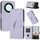 Per Honor X9a / Magic5 Lite / X40 Custodia in pelle con fibbia a motivo triangolare (viola chiaro) Per Honor X9a / Magic5 Lite / X40 Custodia in pelle con fibbia a motivo triangolare (viola chiaro)