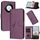 Per Honor X50 / Honor X9b Custodia per telefono in pelle con fibbia a motivo triangolare (viola scuro) Per Honor X50 / Honor X9b Custodia per telefono in pelle con fibbia a motivo triangolare (viola scuro)