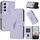 Per vivo Y100 5G IDN Custodia per telefono in pelle con fibbia a motivo triangolare (viola chiaro) Per vivo Y100 5G IDN Custodia per telefono in pelle con fibbia a motivo triangolare (viola chiaro)