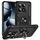 Per Xiaomi 14T Custodia antiurto in TPU + PC con supporto (nero)