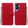 Per Honor 90 Lite Custodia per telefono in pelle con fibbia magnetica ultrasottile (rosso) Per Honor 90 Lite Custodia per telefono in pelle con fibbia magnetica ultrasottile (rosso)