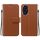 Per Honor 200 Custodia per telefono in pelle con fibbia magnetica ultrasottile (marrone)