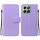 Per Honor X6b Custodia per telefono in pelle con fibbia magnetica ultra sottile (viola) Per Honor X6b Custodia per telefono in pelle con fibbia magnetica ultra sottile (viola)