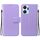 Per Honor X7a Custodia per telefono in pelle con fibbia magnetica ultra sottile (viola) Per Honor X7a Custodia per telefono in pelle con fibbia magnetica ultra sottile (viola)