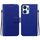 Per Honor X7a Custodia per telefono in pelle con fibbia magnetica ultra sottile (blu) Per Honor X7a Custodia per telefono in pelle con fibbia magnetica ultra sottile (blu)