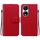 Per Honor X7b / Play 50 Plus Custodia per telefono in pelle con fibbia magnetica ultra sottile (rosso) Per Honor X7b / Play 50 Plus Custodia per telefono in pelle con fibbia magnetica ultra sottile (rosso)