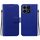 Per Honor X8a Custodia per telefono in pelle con fibbia magnetica ultra sottile (blu) Per Honor X8a Custodia per telefono in pelle con fibbia magnetica ultra sottile (blu)