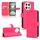 Per Tecno Spark 30 Pro 4G Custodia in pelle magnetica con effetto pelle (rosso rosa) Per Tecno Spark 30 Pro 4G Custodia in pelle magnetica con effetto pelle (rosso rosa)
