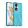 Custodia in TPU per telefono Honor 90 Candy Series (blu trasparente)