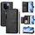 Per vivo iQOO Z9s Pro 5G / T3 Pro 5G India Multi-Card Slots Zipper Wallet Custodia in pelle per telefono (nero) Per vivo iQOO Z9s Pro 5G / T3 Pro 5G India Multi-Card Slots Zipper Wallet Custodia in pelle per telefono (nero)