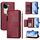 Per vivo V40e 5G India / iQOO Z9s 5G Custodia in pelle con cerniera e slot multi-scheda per telefono (rosso scuro) Per vivo V40e 5G India / iQOO Z9s 5G Custodia in pelle con cerniera e slot multi-scheda per telefono (rosso scuro)