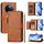 Per vivo Y300 Pro Multi-Card Slots Zipper Wallet Custodia in pelle per telefono (marrone) Per vivo Y300 Pro Multi-Card Slots Zipper Wallet Custodia in pelle per telefono (marrone)