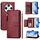 Per OPPO Find X8 Pro Multi-Card Slots Zipper Wallet Custodia in pelle per telefono (rosso scuro) Per OPPO Find X8 Pro Multi-Card Slots Zipper Wallet Custodia in pelle per telefono (rosso scuro)