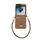 Per Samsung Galaxy Z Flip6 Custodia per telefono comoda e corta in peluche con copertura completa e cinturino da polso (marrone) Per Samsung Galaxy Z Flip6 Custodia per telefono comoda e corta in peluche con copertura completa e cinturino da polso (marrone)