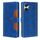 Per Redmi 13 4G Custodia in pelle con fibbia magnetica Skin Feel (blu)