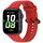 Per Honor Watch 5 cinturino in silicone morbido tinta unita (rosso)