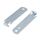 2 pezzi/set Wire Twister T-Post Clamp Fence Wire Rope Winder (argento)