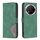 Per Honor X9c 5G Custodia per telefono in pelle con fibbia magnetica globale e trama a rombi (verde) Per Honor X9c 5G Custodia per telefono in pelle con fibbia magnetica globale e trama a rombi (verde)
