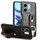 Per Infinix HOT 50i X6531 Custodia per telefono in pelle con cinturino posteriore (nero)