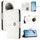 Per Honor X9c 5G Global Rhombic Texture Flip Custodia in pelle per telefono con cordino (bianco) Per Honor X9c 5G Global Rhombic Texture Flip Custodia in pelle per telefono con cordino (bianco)